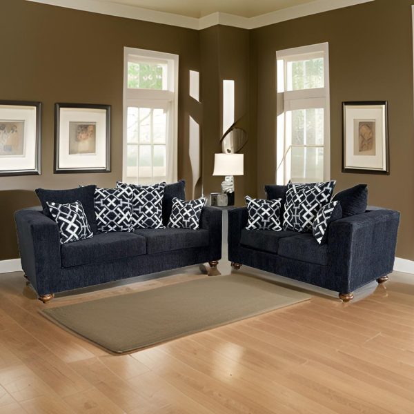 S305 Graphite Sofa and Loveseat