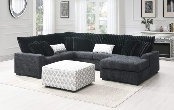 S1801 Brady Sectional (Black)
