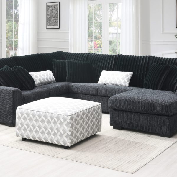 S1801 Brady Sectional (Black)