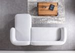 Liva Gray Boucle RAF 110" Sectional - Image 2